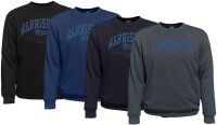 Übergrößen Sweatshirt AHORN SPORTSWEAR Harrisburg blau 3 Farben 3XL-10XL