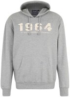 Übergrößen Kapuzen-Sweatshirt AHORN SPORTSWEAR Vintage Number beige 6 Farben 3XL-10XL