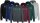 Übergrößen Kapuzen-Sweatshirt AHORN SPORTSWEAR Vintage Number rauchgrün 6 Farben 3XL-10XL