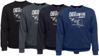 Übergrößen Sweatshirt AHORN SPORTSWEAR South Central weiß 4 Farben 3XL-10XL