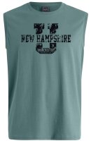 Übergrößen Tanktop AHORN SPORTS 11 Farben Druck New Hampshire schwarz 3XL-10XL