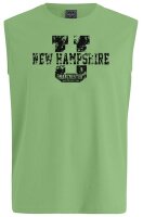 Übergrößen Tanktop AHORN SPORTS 11 Farben Druck New Hampshire schwarz 3XL-10XL