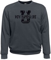 Übergrößen Sweatshirt AHORN SPORTSWEAR New Hampshire schwarz 4 Farben 3XL-10XL