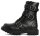 ANGRY ITCH 10-Loch 3 Buckle LIGHT Stiefel Schwarz Leder ohne Stahlkappe  EU36-48