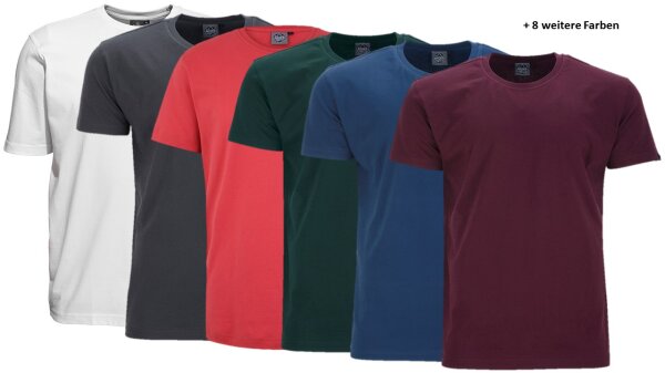 Übergrößen Basic T-Shirt AHORN SPORTSWEAR 13 Farben 3XL-10XL