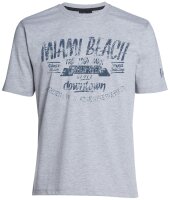 Übergrößen Schickes T-Shirt AHORN SPORTSWEAR 2 Farben Druck "Miami Beach"