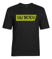 Übergrößen Schickes T-Shirt AHORN SPORTSWEAR Schwarz "Ugly Monday (grün)" 6XL-9XL