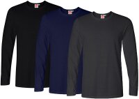 Übergrößen Basic-Longsleeve-T-Shirt HONEYMOON 3 Farben 3XL bis 15XL