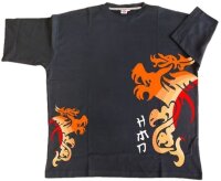 Übergrößen Design T-Shirt HONEYMOON "Dragon" 3XL bis 15XL