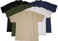 Übergrößen Designer Polo T-Shirt HONEYMOON Zip & Tasche 5 Farben 3XL bis 12XL