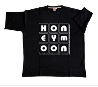 Übergrößen Designer T-Shirt HONEYMOON...