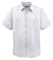 Übergrössen Schickes Kurzarm-Herrenhemd LAVECCHIA HKA 14-02w Weiß