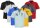 Übergrössen Hippes Polo-Shirt Kurzarm LAVECCHIA 8 Farben 3101