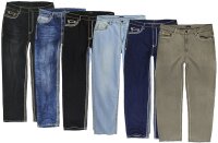 Übergrössen Jeans LAVECCHIA Comfort Fit LV-503 6 Farben W42-W60, L30/L32