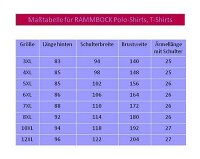 Übergrößen Tolles Basic T-Shirt RAMMBOCK in 9 Farben mit Stickerei V-Neck 3XL-12XL