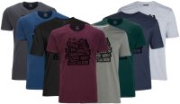 Übergrößen T-Shirt AHORN SPORTSWEAR 8 Farben Kodiak schwarz 3XL-10XL
