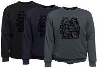 Übergrößen Sweatshirt AHORN SPORTSWEAR Kodiak schwarz 3 Farben