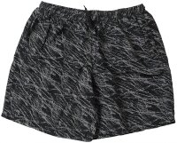 Übergrößen Bade-Shorts ABRAXAS Muster Schwarz/Grau 3XL-10XL