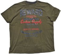 Übergrößen T-Shirt Custom Supply Oliv...