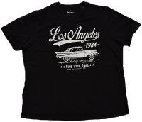 Übergrößen T-Shirt Los Angeles Schwarz 4XL-6XL