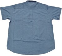Übergrößen Kurzarm-Herrenhemd KAMRO Blaugrau 3XL-8XL