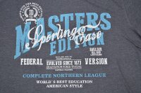 Übergrößen T-Shirt Masters Edition Navy meliert 4XL-6XL