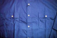 Übergrößen edles Herren-Hemd Blau KAMRO mit Seidenglanz 4XL-14XL