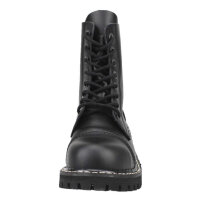 ANGRY ITCH-8-Loch Gothic Punk Army Ranger Armee Lederstiefel Stahlkappe  EU36-48