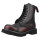 ANGRY ITCH-8-Loch Burgundy Red Rub-Off Ranger Lederstiefel Stahlkappe  EU36-48