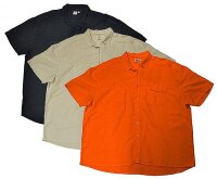 Übergrößen Schickes Kurzarm-Leinenhemd HONEYMOON 3 Farben 4XL bis 15XL