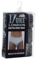 Übergrößen 3er-Pack Top Herren Slips Duke Clothing London 3 Farben 3XL, 4XL