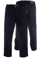 Übergrößen Jeans Duke Clothing London BALFOUR Schwarz W48-W60, L32-L34
