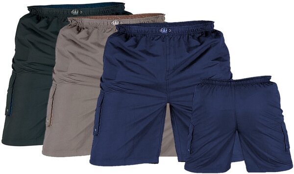 Übergrößen Leichte Cotton Shorts Duke Clothing London VISTA 3 Farben 4XL