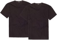 Übergrössen T-Shirt Doppelpack Kurzarm V-Neck...