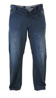 Übergrößen Jeans D555 CALVIN Dunkelblau W42-W54, L30-L34