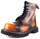 ANGRY ITCH 8-Loch Orange Rub-Off Ranger Leder Stiefel Stahlkappe EU36-48
