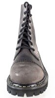 ANGRY ITCH-8-Loch Vintage Dunkelbraun Ranger Leder Stiefel Stahlkappe  EU36-48