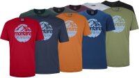 Übergrößen T-Shirt AHORN SPORTSWEAR 10 Farben Sky Village Eisblau 3XL-10XL