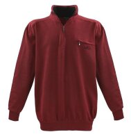 Übergrössen Sweatshirt mit Troyerkragen und Zipper LAVECCHIA in 4 Farben LV-2100