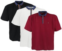 Übergrössen Hippes Polo-Shirt Kurzarm LAVECCHIA 3 Farben 4692