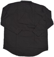 Übergrößen Fashion-Langarmhemd HONEYMOON schwarz 5XL-12XL