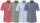 REDMOND Übergrößen Kurzarmhemd Brusttasche und Allover-Print 4 Farben 2XL-6XL Comfort Fit