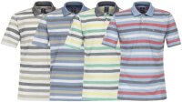 REDMOND Übergrößen Poloshirt Brusttasche 4 Farben 2XL-6XL Regular Fit