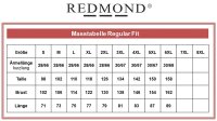 REDMOND Übergrößen Sweatjacke 5 Farben 2XL-6XL Regular Fit