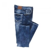 Übergrössen Top Jeans von LAVECCHIA SLIM FIT FL143 blau W36 bis W50, Länge L30