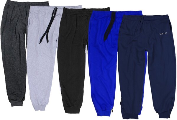 Übergrössen Jogginghose Lavecchia leichte Sommerqualität 4 Farben 3XL-8XL