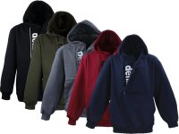 Übergrössen Sweatshirt Kapuze Zierreißverschluss LAVECCHIA 5 Farben