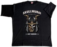 Übergrößen T-Shirt HONEYMOON Skullmurai...