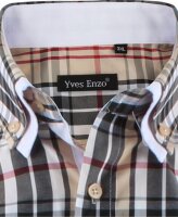 Yves Enzo Herrenhemd Schottenkaro  2XL-6XL