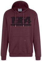 Übergrößen Kapuzen-Sweatshirt AHORN SPORTSWEAR Graphic Number schwarz 6 Farben 3XL-10XL